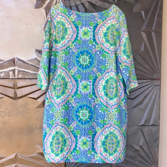 Tommy Hilfiger Dresses & Skirts - TOMMY HILFIGER pastel shift dress XL Paisley print